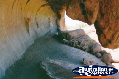 Ayers Rock Base Cave . . . VIEW ALL AYERS ROCK (BASE WALK) PHOTOGRAPHS
