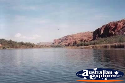 View of Ord River . . . CLICK TO VIEW ALL ORD RIVER POSTCARDS
