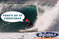 Surfing at Christmas . . . CLICK TO ENLARGE