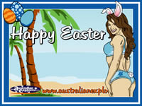 Easter Bunny Girl (Navy) . . . CLICK TO ENLARGE