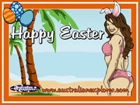 Easter Bunny Girl (Orange) . . . CLICK TO ENLARGE