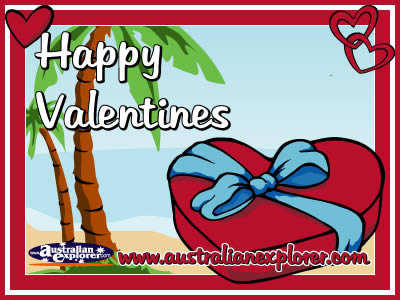 Valentines Chocolates (Red) . . . CLICK TO VIEW ALL VALENTINES POSTCARDS