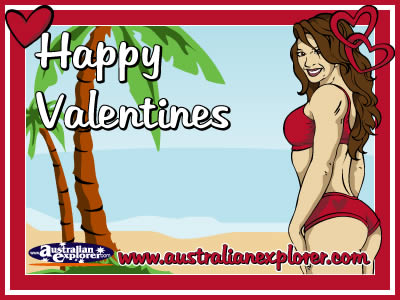 Valentines Girl (Red) . . . CLICK TO VIEW ALL VALENTINES POSTCARDS