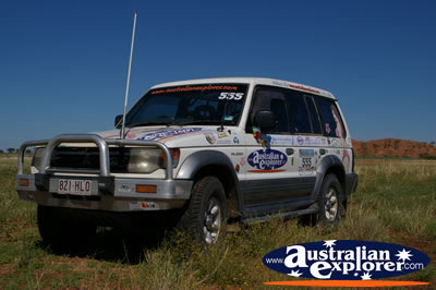 Front of 4WD . . . CLICK TO VIEW ALL FOUR WHEEL DRIVING POSTCARDS