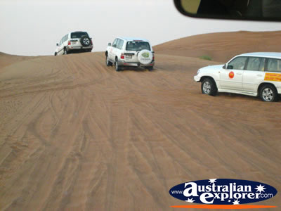 Group of 4x4 on Sand . . . CLICK TO VIEW ALL FOUR WHEEL DRIVING POSTCARDS