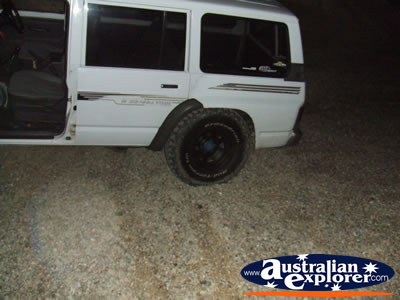 4WDrive Stuck at Night . . . CLICK TO VIEW ALL FOUR WHEEL DRIVING POSTCARDS