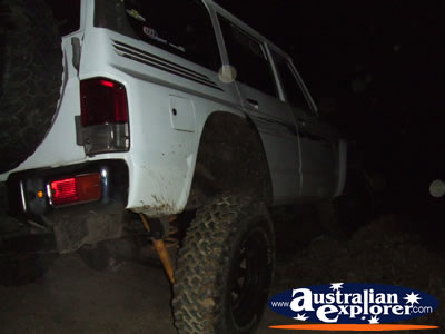4x4 Flexed up . . . CLICK TO VIEW ALL FOUR WHEEL DRIVING POSTCARDS