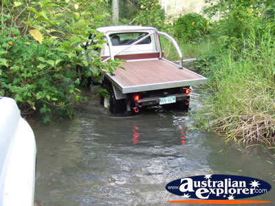 4x4 Creek Bed . . . CLICK TO VIEW ALL FOUR WHEEL DRIVING POSTCARDS