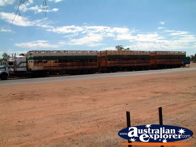 Road Train in Burke & Wills . . . VIEW ALL BURKE AND WILLS ROADHOUSE PHOTOGRAPHS