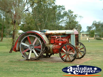 Charleville Park Tractor . . . CLICK TO VIEW ALL CHARLEVILLE POSTCARDS