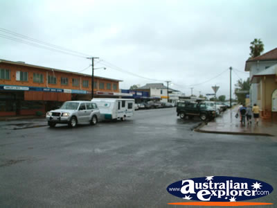 Cars driving on a Charleville Street . . . VIEW ALL CHARLEVILLE PHOTOGRAPHS