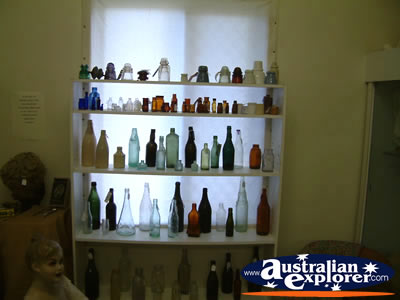 Nebo Museum Empty Bottles Display . . . VIEW ALL NEBO PHOTOGRAPHS