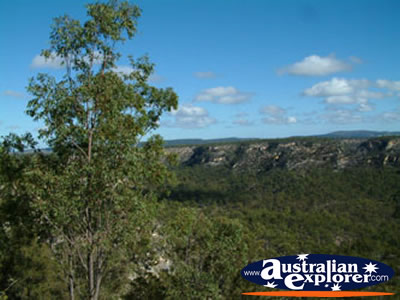 Isla Gorge Between Taroom & Theodore Mountain View . . . CLICK TO VIEW ALL THEODORE POSTCARDS