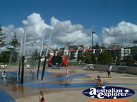 Caloundra Kings Beach Fountain Side View . . . CLICK TO ENLARGE