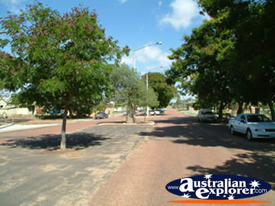 Street on the Edge of Town in Blackall . . . CLICK TO VIEW ALL BLACKALL POSTCARDS