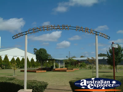 Pittsworth Centenary Park . . . CLICK TO VIEW ALL PITTSWORTH POSTCARDS