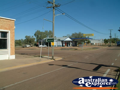 Blackall Roadsign to Isisford . . . CLICK TO VIEW ALL BLACKALL POSTCARDS