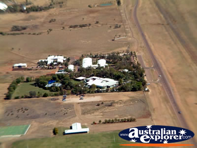 Longreach View from the Air . . . CLICK TO VIEW ALL LONGREACH POSTCARDS