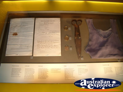 Longreach Stockmans Hall of Fame Sewing Display . . . CLICK TO VIEW ALL LONGREACH POSTCARDS