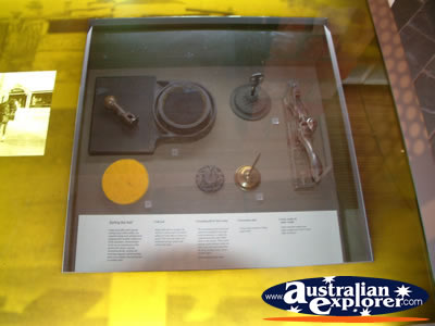 Longreach Stockmans Hall of Fame Glass Cabinet . . . CLICK TO VIEW ALL LONGREACH POSTCARDS