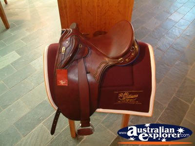 Longreach Stockmans Hall of Fame Saddle . . . CLICK TO VIEW ALL LONGREACH POSTCARDS