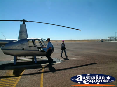 Longreach the Helicopter . . . CLICK TO VIEW ALL LONGREACH POSTCARDS