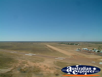 Longreach Sky View from Helicopter . . . CLICK TO VIEW ALL LONGREACH POSTCARDS