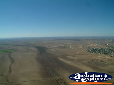 View from Helicopter in Longreach . . . CLICK TO VIEW ALL LONGREACH POSTCARDS