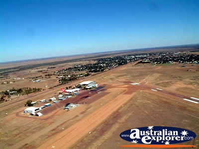 Longreach View from Helicopter Airport . . . CLICK TO VIEW ALL LONGREACH POSTCARDS