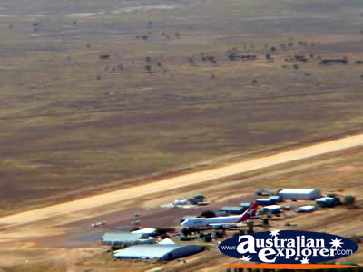 Longreach Landscape from Helicopter Airport . . . CLICK TO VIEW ALL LONGREACH POSTCARDS