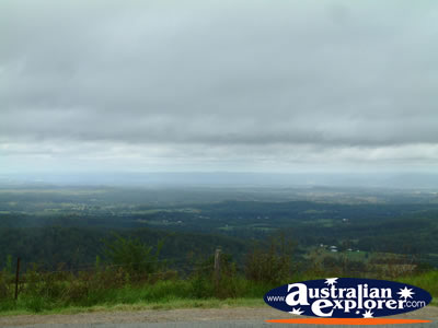 Scenic View of Maleny from Mary Cairncross Reserve . . . CLICK TO VIEW ALL MALENY POSTCARDS
