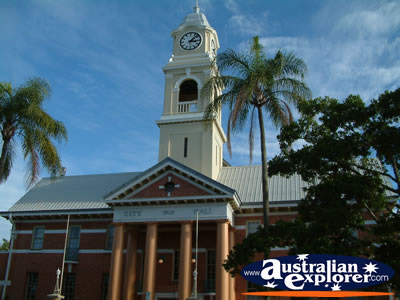 City Hall in Maryborough . . . CLICK TO VIEW ALL MARYBOROUGH POSTCARDS