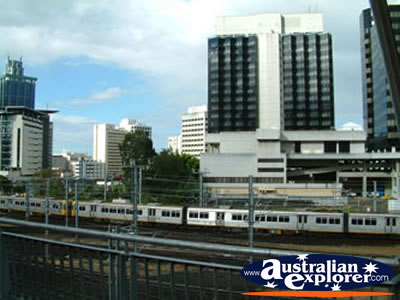 Brisbane View from Roma Street . . . CLICK TO VIEW ALL BRISBANE POSTCARDS