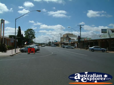 View Down Pittsworth Street . . . CLICK TO VIEW ALL PITTSWORTH POSTCARDS
