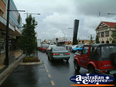 Toowoomba Street . . . CLICK TO VIEW ALL TOOWOOMBA POSTCARDS