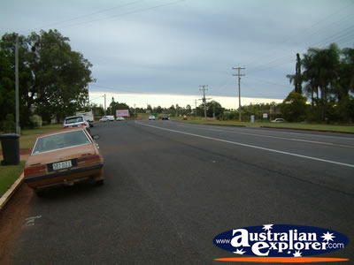 Street from Childers Avocado Motel . . . CLICK TO VIEW ALL CHILDERS POSTCARDS