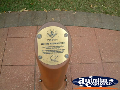 Plaque in Childers . . . CLICK TO VIEW ALL CHILDERS POSTCARDS