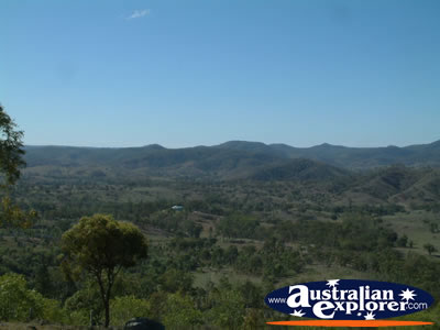 Views of Mt Perry from Nomanby Range Lookout . . . CLICK TO VIEW ALL MT PERRY POSTCARDS