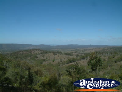Mt Perry View from Lookout . . . CLICK TO VIEW ALL MT PERRY POSTCARDS