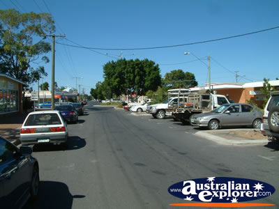 Cars Parked Along Emerald Street . . . CLICK TO VIEW ALL EMERALD POSTCARDS
