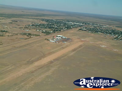 View of Longreach from Helicopter . . . CLICK TO VIEW ALL LONGREACH POSTCARDS
