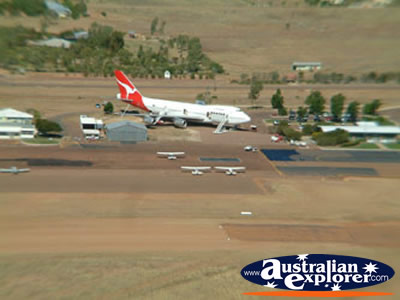 Longreach from Air . . . CLICK TO VIEW ALL LONGREACH POSTCARDS