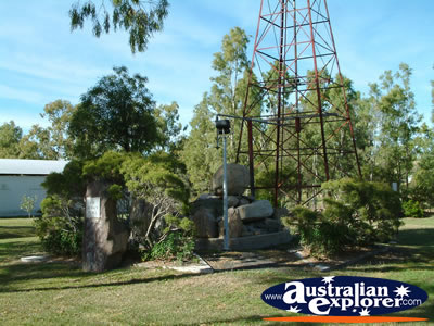 Springsure Base of Windmill . . . CLICK TO VIEW ALL SPRINGSURE POSTCARDS