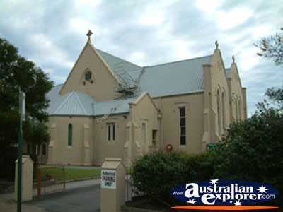 Church in Maryborough . . . CLICK TO VIEW ALL MARYBOROUGH POSTCARDS