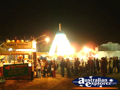 Springsure Show with Fun Rides . . . CLICK TO VIEW ALL SPRINGSURE POSTCARDS