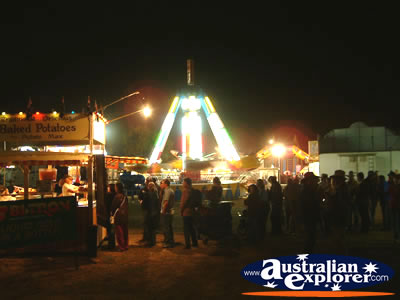 Springsure Show with Ride at Night . . . CLICK TO VIEW ALL SPRINGSURE POSTCARDS