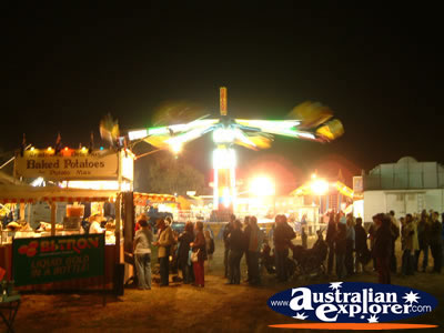 Springsure Show Crowd at Night . . . CLICK TO VIEW ALL SPRINGSURE POSTCARDS