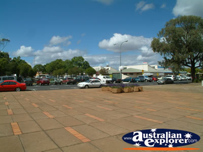 Kingaroy Street from Town Hall . . . CLICK TO VIEW ALL KINGAROY POSTCARDS