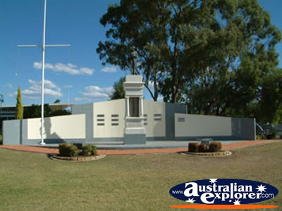 Oakey War Memorial . . . CLICK TO VIEW ALL OAKEY POSTCARDS