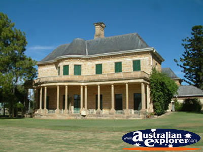 Great shot of the Dalby Jimbour House . . . CLICK TO VIEW ALL DALBY POSTCARDS